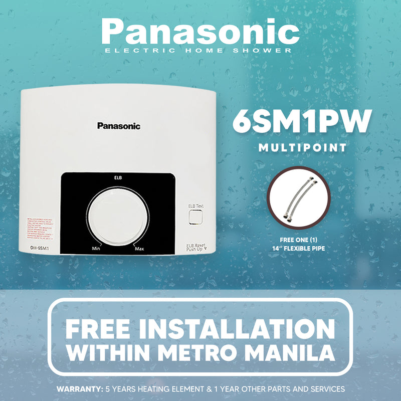 Panasonic Water Heater DH-6SM1P Multi-Point