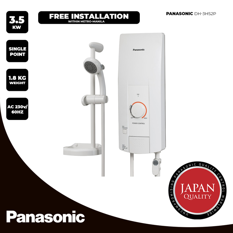 Panasonic Water Heater DH-3HS2P Single-Point