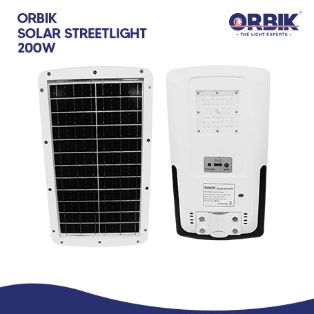 ORBIK SOLAR LED STREET LIGHT OB-SSL01-200W