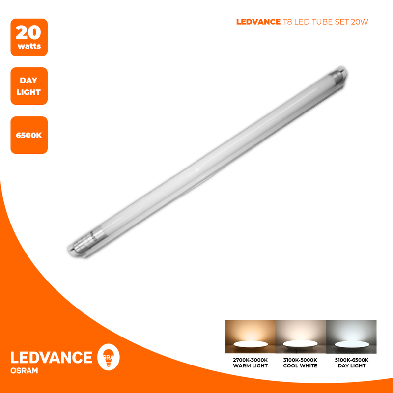 LEDVANCE T8 LED Tube Set 20W