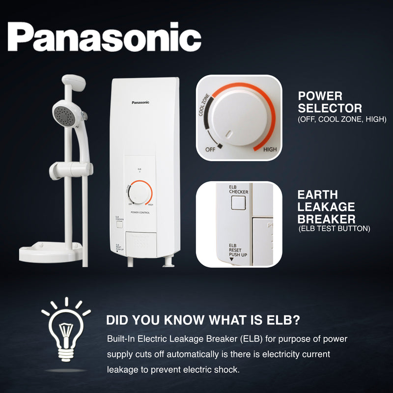 Panasonic Water Heater DH-3HS2P Single-Point