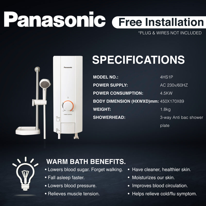 Panasonic Water Heater DH-4HS1P Single-Point