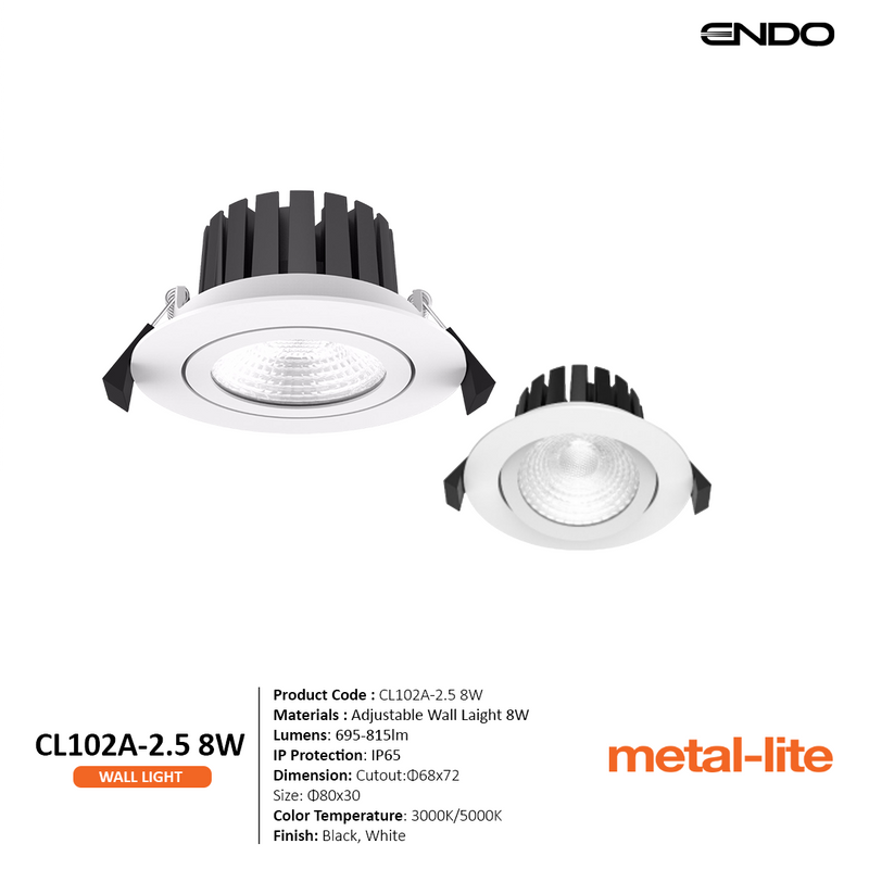 ENDO DL103B-2.5 10W-WHT