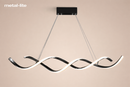 HARRIET BLK Pendant Lamp, Shining Black+White