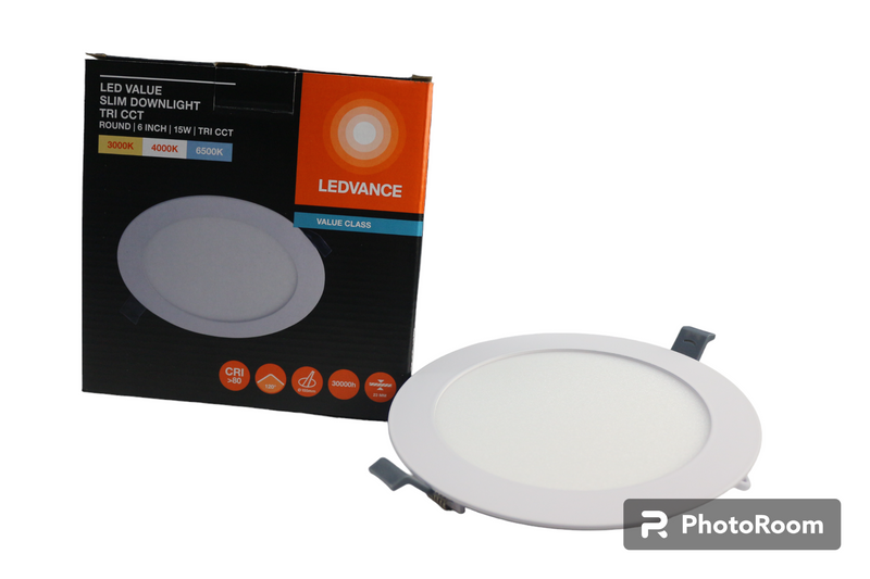 LEDVANCE LED Eco Slim Downlight Tri Color 15W