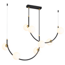 JESSICA Pendant lamp - Gold + Black