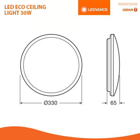LEDVANCE LED Eco Ceiling Light 30W