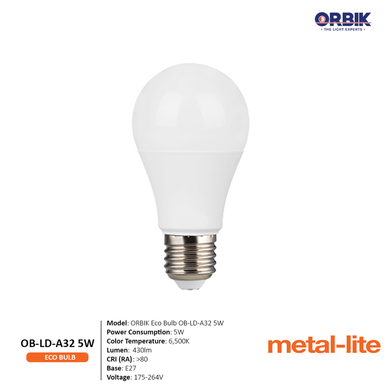 ORBIK A3 Eco LED Bulb 5W