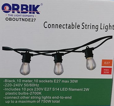 ORBIK Connectable String Light OBOUTNDE27