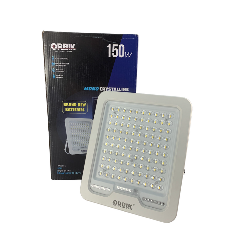 ORBIK SOLAR LED FLOODLIGHT OB-SFL03-150W