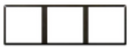 T&J Orbik Infinit Series 2 gang plate CHARCOAL BLACK