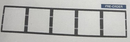 T&J Orbik Infinit Series 4 Gang connected frame in white color