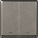T&J Orbik Infinit Series 1 gang 1 way switch
