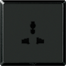 T&J Orbik Infinit Series Universal Socket Outlet