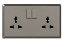 T&J Orbik Infinit Series Universal Socket Outlet