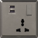 T&J Orbik Infinit Series Universal Socket Outlet