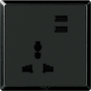 T&J Orbik Infinit Series Universal Socket Outlet