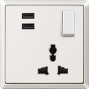 T&J Orbik Infinit Series Universal Socket Outlet