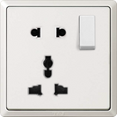 T&J Orbik Infinit Series Universal Socket Outlet