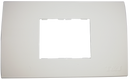 T&J Orbik 1 gang plate white