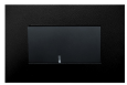 T&J Orbik Flat Series 16AX 1 Way switch w/ LED Matt Black