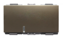 T&J Orbik Flat Series 16AX 1 Way switch w/ LED Champagne grey