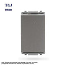 T&J Orbik 1 way switch matt grey
