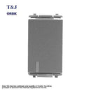 T&J Orbik 1 way switch matt grey