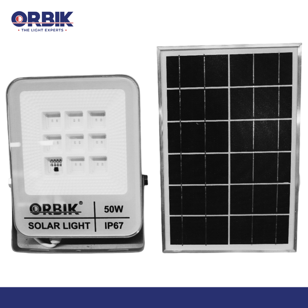 ORBIK SOLAR LED FLOOD LIGHT OB-FL-BO1-50W