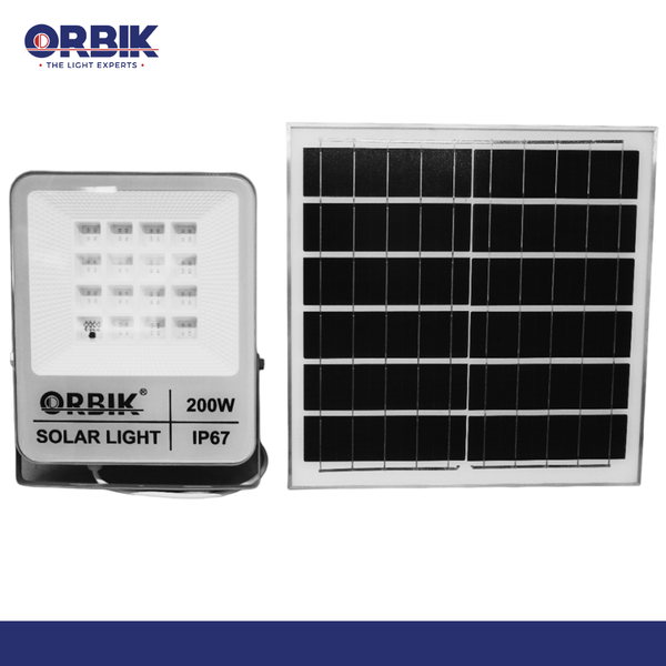 ORBIK SOLAR LED FLOOD LIGHT OB-FL-BO1-200W