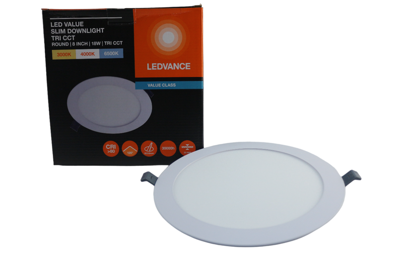 LEDVANCE LED Eco Slim Downlight Tri Color 18W