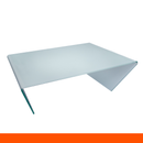 Ivor Smoke Melted Glass Coffee Table