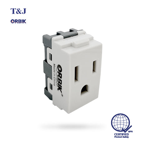 T&J ORBIK W8316V Outlet with Ground