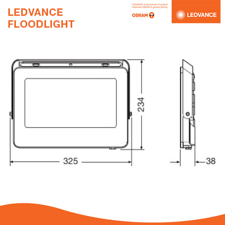 LEDVANCE LED Eco Floodlight 100W