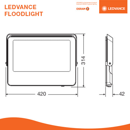 LEDVANCE LED Eco Floodlight 200W