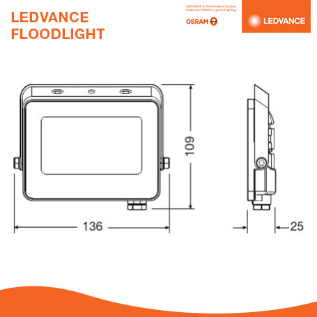 LEDVANCE LED Eco Floodlight 20W