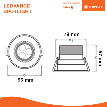 LEDVANCE Spotlight Pro 3W