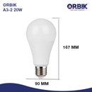 ORBIK A3 Eco LED Bulb 20W