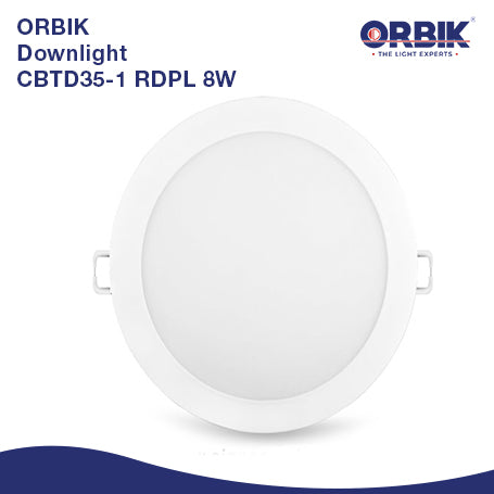 ORBIK Eco Slim Downlight CBTD 8W (Round)
