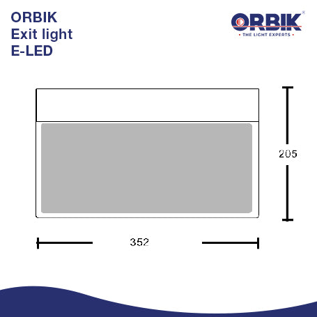 ORBIK E-LED Exit Light