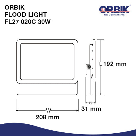 ORBIK Flood Light 30W