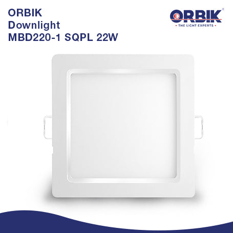 ORBIK Eco Slim Downlight MBD SQPL 22W