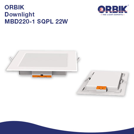 ORBIK Eco Slim Downlight MBD SQPL 22W