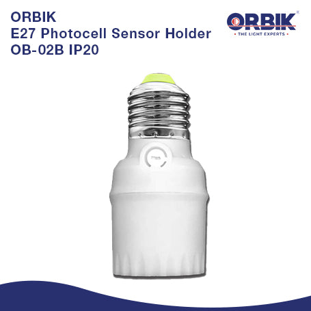 ORBIK OB-02B IP20 E27 Photocell Sensor Holder