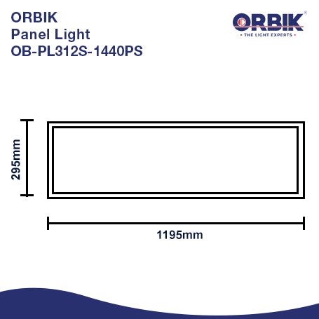 ORBIK LED Ceiling Panel Light OB-PL312S-1440PS
