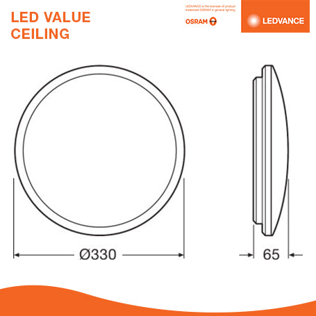 LEDVANCE LED Eco Ceiling Light 23W