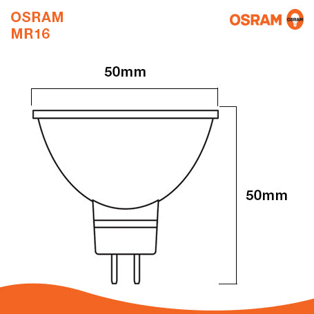 OSRAM LED 7.5W MR16