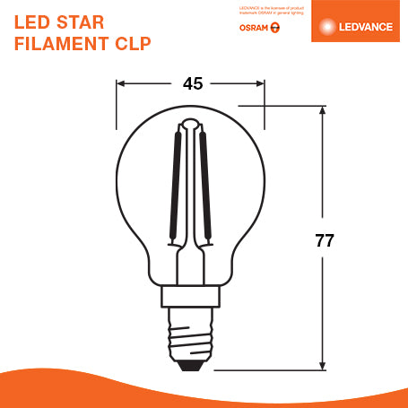OSRAM LED Star Filament CLP 2.8W