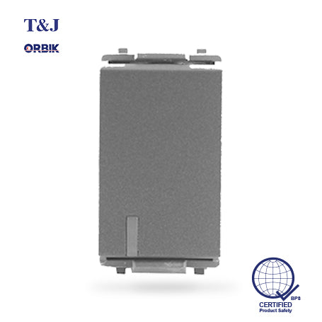 T&J ORBIK W2711L-2 - 3-Way Switch with LED Indicator (Matte Gray)