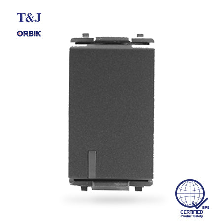 T&J ORBIK W2711L-2 - 3-Way Switch with LED Indicator (Matte Black)